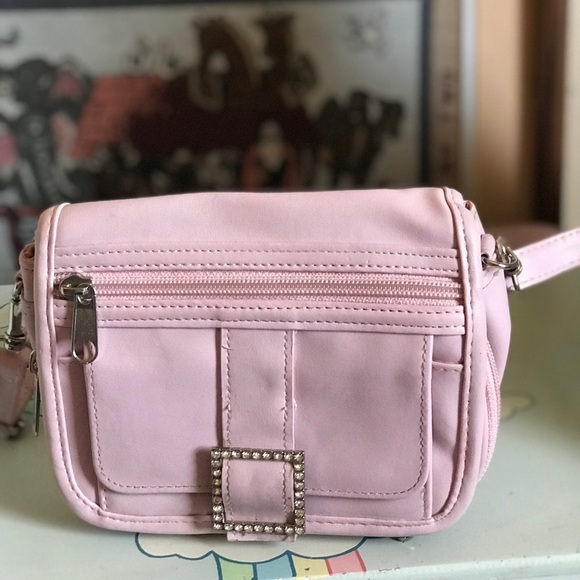 Pink Handbag with Mirror - Picture 1 of 7
